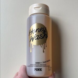Pink Victoria’s Secret Honey Wash Nourishing Gel Body Wash 16 fl oz